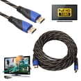 thumbnail image 1 of Cable macho trenzado para PS3 Xbox HDTV 14 AV 1080P HD, 1 of 6