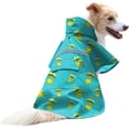 thumbnail image 1 of Large Dog Waterproof Adjustable Rain Poncho Lightweight Reflective Pink XXL, 1 of 6