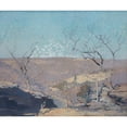 thumbnail image 2 of Robert Spencer 14x12 Gold Ornate Wood Frame and Double Matted Museum Art Print Titled - Tohickon Valley, Point Pleasant, Pennsylvania (1910), 2 of 4