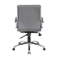 thumbnail image 6 of UrbanPro CaressoftPlus Executive Mid-Back Chair in Gray, 6 of 7