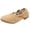 Beige, variant on Pink Women'S Dance Shoes 1Cm Heel Rubber Outsole Adult Indoor Comfortable Slip-On Ballet Jazz Character Shoes Heel 0.39In Size 38 Eu