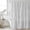 White, variant on Red Striped Shower Curtain, Waterproof Shower Curtains for Bathroom, Classic Minimalist Waves Lines Pattern Washable Fabric Bathtub Curtain Set Bath Decor with 12 Hooks 72"x78"