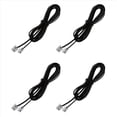thumbnail image 1 of 4X RJ11 6P4C Cuerda Cable de Telefono Modem ADSL 2 Metros, 1 of 4