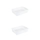 thumbnail image 1 of Bearachild Caja de almacenamiento de plástico blanco Artículos limpios y ordenados No más desorden Amplia gama de especificaciones para elegir talla grande 2Conjunto, 1 of 6