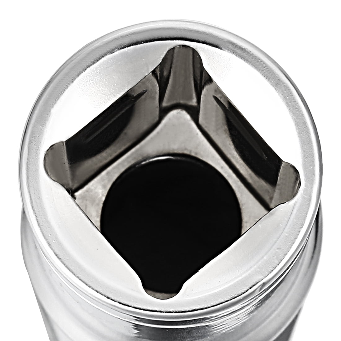 Unique Bargains Square Drive 18mm 6-Point Deep Socket, Metric, Cr-V Polishing 0.4"