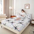 thumbnail image 3 of Castle Fairy Retro Starburst Graphic King Sheets 4pcs,Minimalism Circle Motif Bedding,Lavender Mint Pink,1 Flat Sheet, 1 Fitted Sheet and 2 Pillowcases, 3 of 7