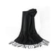 thumbnail image 1 of Minnieouse Bufandas clásicas Mantón largo y cálido Respetuoso con la piel Pañuelo grueso Bufanda envolvente Diadema exquisita Pañuelo lavable Accesorios de disfraces Negro Minnieouse AP012526-01, 1 of 6