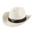 thumbnail image 2 of Sombrero de vaquero clásico Hugo Sombrero de protección solar unisex blanco, 2 of 10