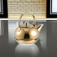 thumbnail image 5 of Cabilock Stove Top Whistling Tea Kettle, 2.5L Stainless Steel Gold Teapot with Cool Touch Handle, Whistling Feature, 5 of 10
