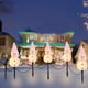thumbnail image 3 of Lámpara de suelo decorativa navideña con forma de muñeco de nieve solar para exteriores, resistente al agua, para paisaje y patio, 3 of 6