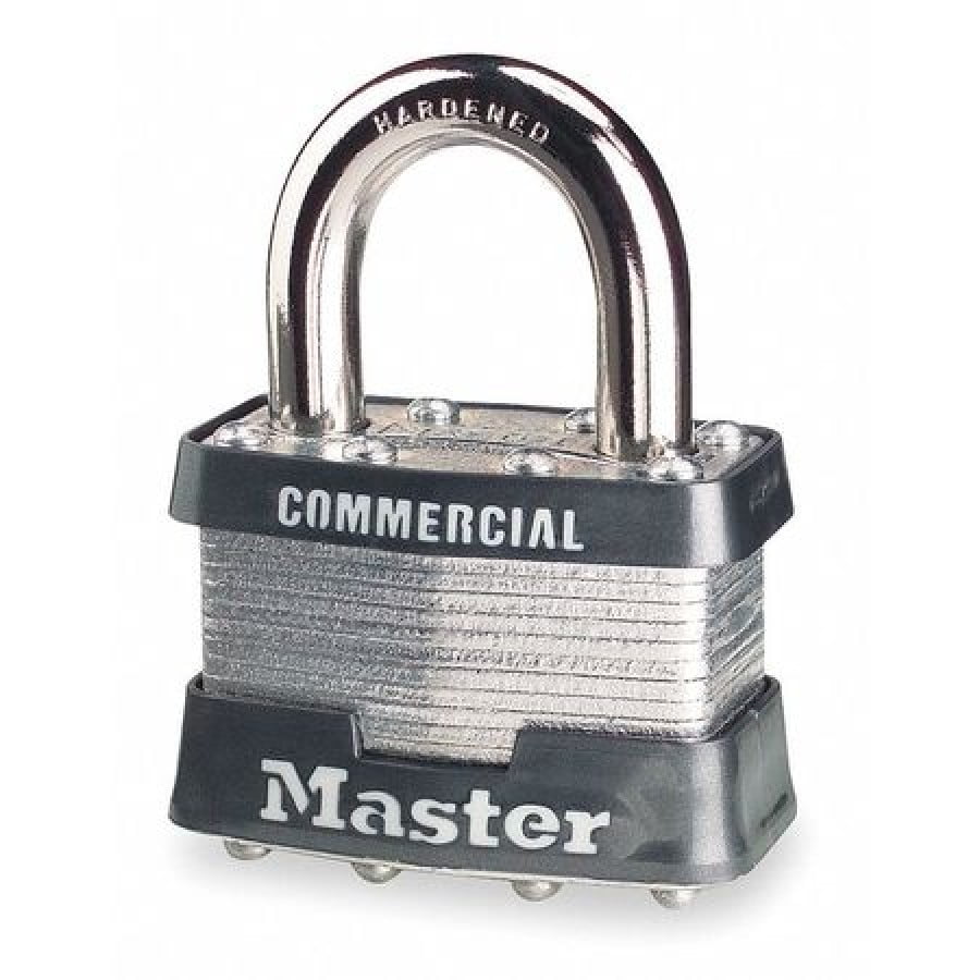 Master Lock 7KA Laminated Steel Tumbler Padlock 1-1/8" Body Width Set of 6 