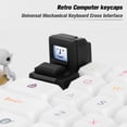 thumbnail image 2 of Custom Keycaps for Esc Key and Tab Key - Magnetic Light Transmission Keycaps - Classic Retro Mechanical Backlit Keyboard Esc Tab Keycap for GK61 GK64 SK87 GH60 PC Gamer ect Most Keyboard, 2 of 7