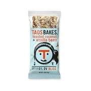 Taos Bakes Toasted Coconut Plus Vanilla Bean Energy Bar, 1.8 Ounce -- 12 per case.
