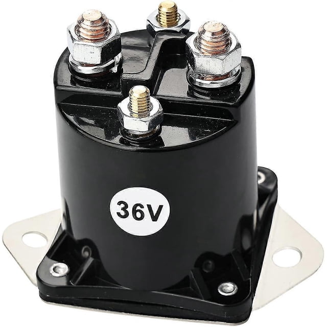 36V Golf Cart Solenoid Valve 4 Terminal Electric Start Solenoid Valve Compatible with Club Car Ds 1976-1998