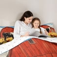 thumbnail image 4 of Erosebridal Farmhouse Rooster Cow Twin Comforter Sets, Red Farmhouse Bedding Set, 4 of 6