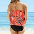 thumbnail image 5 of Itsame Beach Women's Swimsuits Sets, Printed 1 Piece Swimsuits Red, 5 of 8