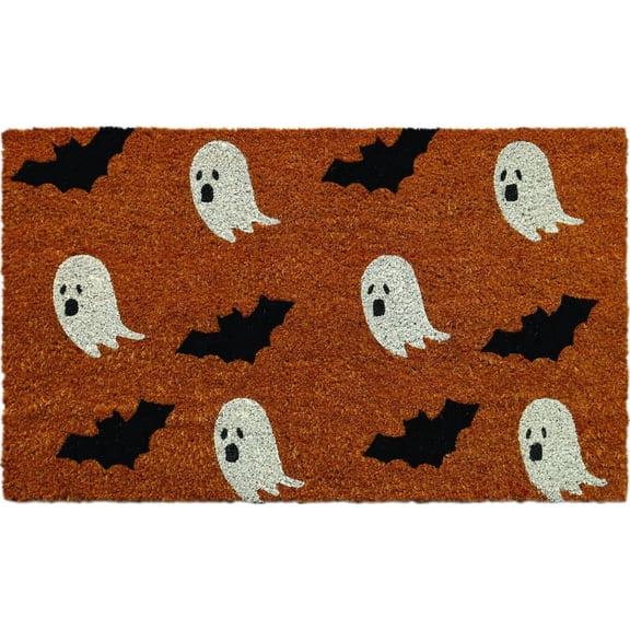 18x30 inch Boo Coir Mat, Halloween Outdoor décor, by Way to Celebrate