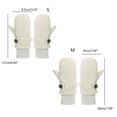 thumbnail image 3 of Warm Baby Toddler Winter Ski Gloves with String Cold Weather Mittens for Boys & Girls Fleece Lined Insulated Snow Gloves, 3 of 9