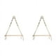 thumbnail image 1 of 2 estantes colgantes de pared de macramé: estantes de pared de madera estilo bohemio con cuentas, estante flotante de estilo rústico para colgar plantas, 1 of 6