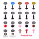 thumbnail image 2 of Set de Arte Ojos Y Nariz Seguridad Amigurumis Negros 5-12mm 752 Pzas, 2 of 4