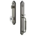 thumbnail image 2 of Grandeur Arccgrbur_Eset_234 Arc Solid Brass Rose Keyed Entry Single Cylinder Full Plate, 2 of 5