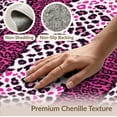 thumbnail image 6 of ODIKA Zebra Pink Leopard Print Mixed Spotted Striped Border Bold Cheetah for Dining Room, Large Office, Lounge, Non-Slip Chair-Friendly, 6 of 7