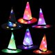 thumbnail image 5 of Advancent Sombrero con luces LED para vacaciones de Halloween que brilla intensamente, se puede usar en la cabeza o como colgante, sombrero de bruja, Iluminación navideña verde Advancent HA006911-05B, 5 of 6