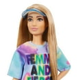 thumbnail image 3 of Poupée Barbie Fashionistas Robe Tie Dye, 3 of 8