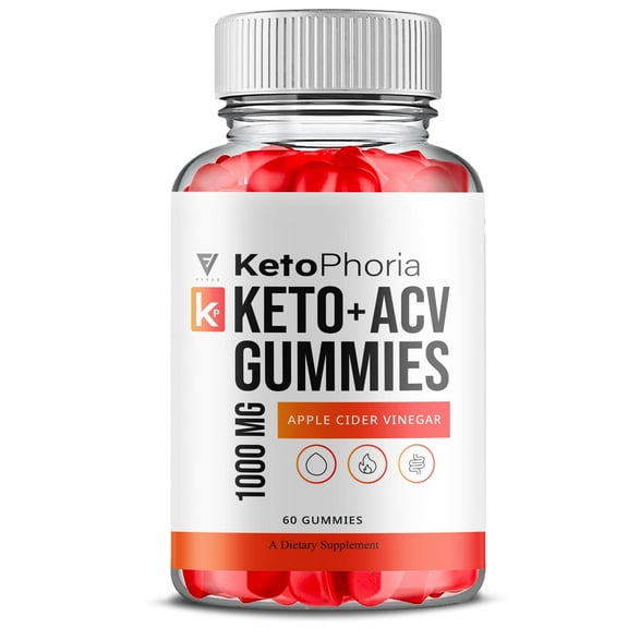Ketophoria ACV Gummies Keto Phoria Max Strength Supplement (60 Gummies)