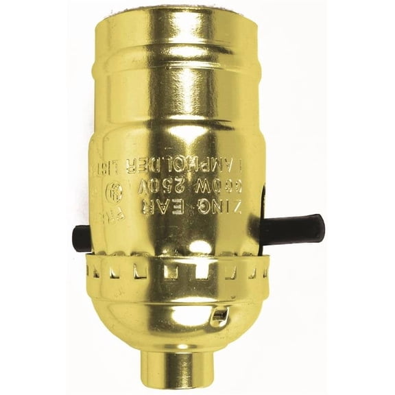 Jandorf 60407 Lamp Socket, 250 V, 660 W, Brass Housing Material