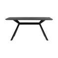 thumbnail image 2 of Margot Dark Gray Rectangular Dining Table with Black Finish, 2 of 6
