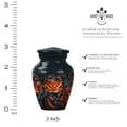 thumbnail image 2 of SUBSH Mapple Leaf Urn - Mini Urns for Ashes - Funeral Urns for Human Ashes Adult - Urns for Ashes Adult Male - Cremation Urns for Human Ashes Adult Male - (3 inch Pack of 1), 2 of 2