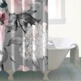 thumbnail image 4 of Waterproof Beautiful Colorful Floral Shower Curtain 72x72 Inch Boho Style Polyester Unique Shower Curtain for Bathroom Hotel Home Decor with 12 Plastic Hooks, 4 of 5