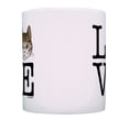 thumbnail image 3 of ThisWear Cat Lover Gifts LOVE Tabby Cat Dad Mug Cat Mom Mug Set 11 ounce 2 Pack Coffee Mugs, 3 of 4