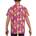 thumbnail image 5 of Wukai Green Avocado Youth Unisex Short Sleeve T-Shirt for Boys, Girls, Teens, and Kids-Medium, 5 of 7