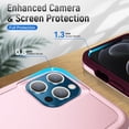 thumbnail image 6 of Full Body Protective Phone Case for iPhone 13 Pro Max 6.7", Heavy Duty Shockproof Cover iPhone 13 Pro Max [Dual Layer][Hard PC Back], Built in Finger Ring Stable 360°Rotatable Magnetic Ring Kickstand, 6 of 7
