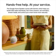 Google Home Speaker - Smart Speaker with 360 - Degree Sound and Gemini For Home Voice Assistant - Hazel