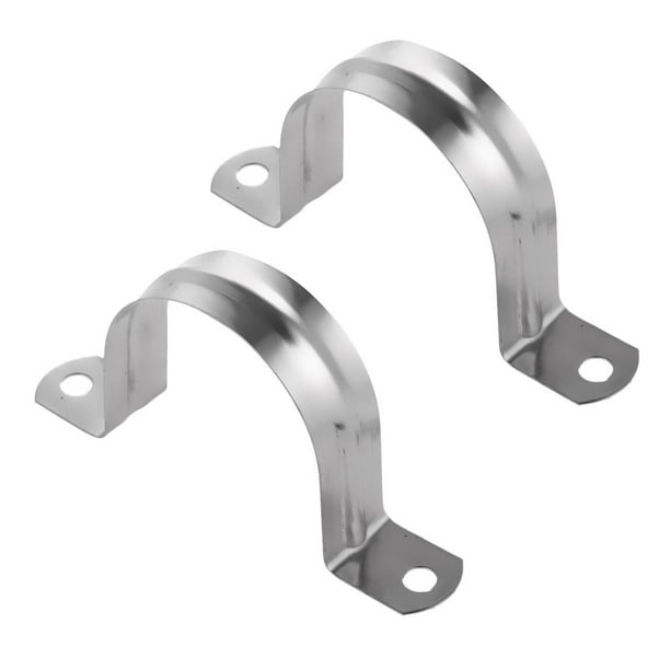 4pcs 40mm 50mm Diameter Stainless Steel Saddle Clamp Tube Pipe Clips