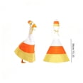thumbnail image 4 of AuroraX 23 inch Porch Goose Thanksgiving Outfit Sets Pumpkin Dress Porch Goose Clothes Set 17 19 20 inch Funny Porch Goose Accessories Summerween Party Decorations, 4 of 6