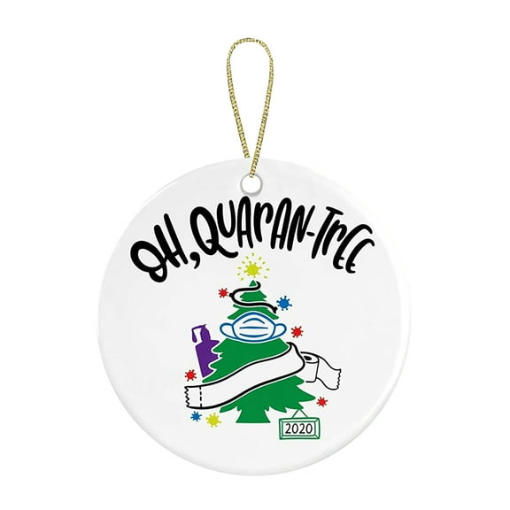 Gcvizuso Christmas Ornaments Clearance! Christmas Hanging Decorations, Christmas ceramics Christmas Tree Decoration Pendant Crafts With Rope