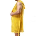 thumbnail image 4 of Men's Sexy Hollow Hooded Sleeveless Robes Bathrobes Mesh See-Through Lingerie Sleepwear Pajamas, 4 of 4