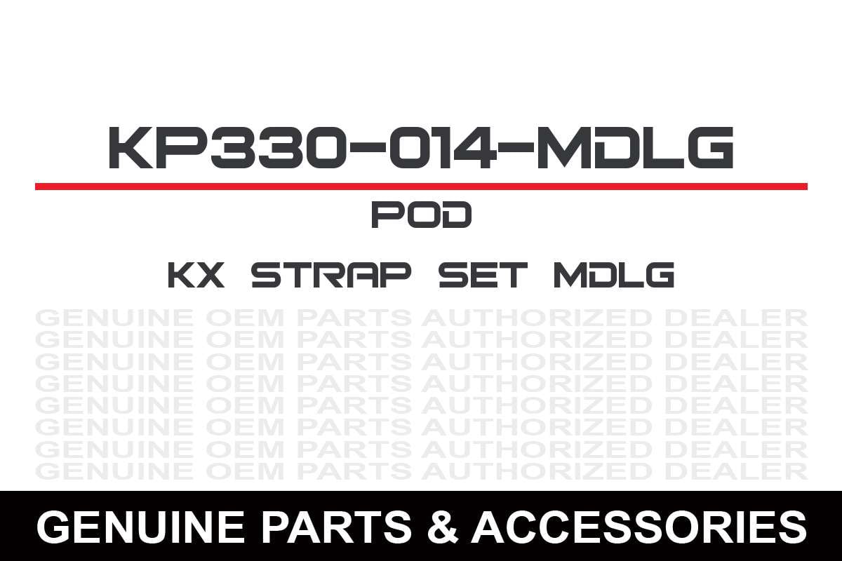 All Sizes Black/Grey POD K300/K700/K4/K8 Knee Brace Strap Set 