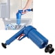 thumbnail image 5 of Toilet Plunger, Powerful Clog Remover, Manual Clog Remover Tool Blue Clogged Pipe For Kitchen Bathroom, 5 of 8