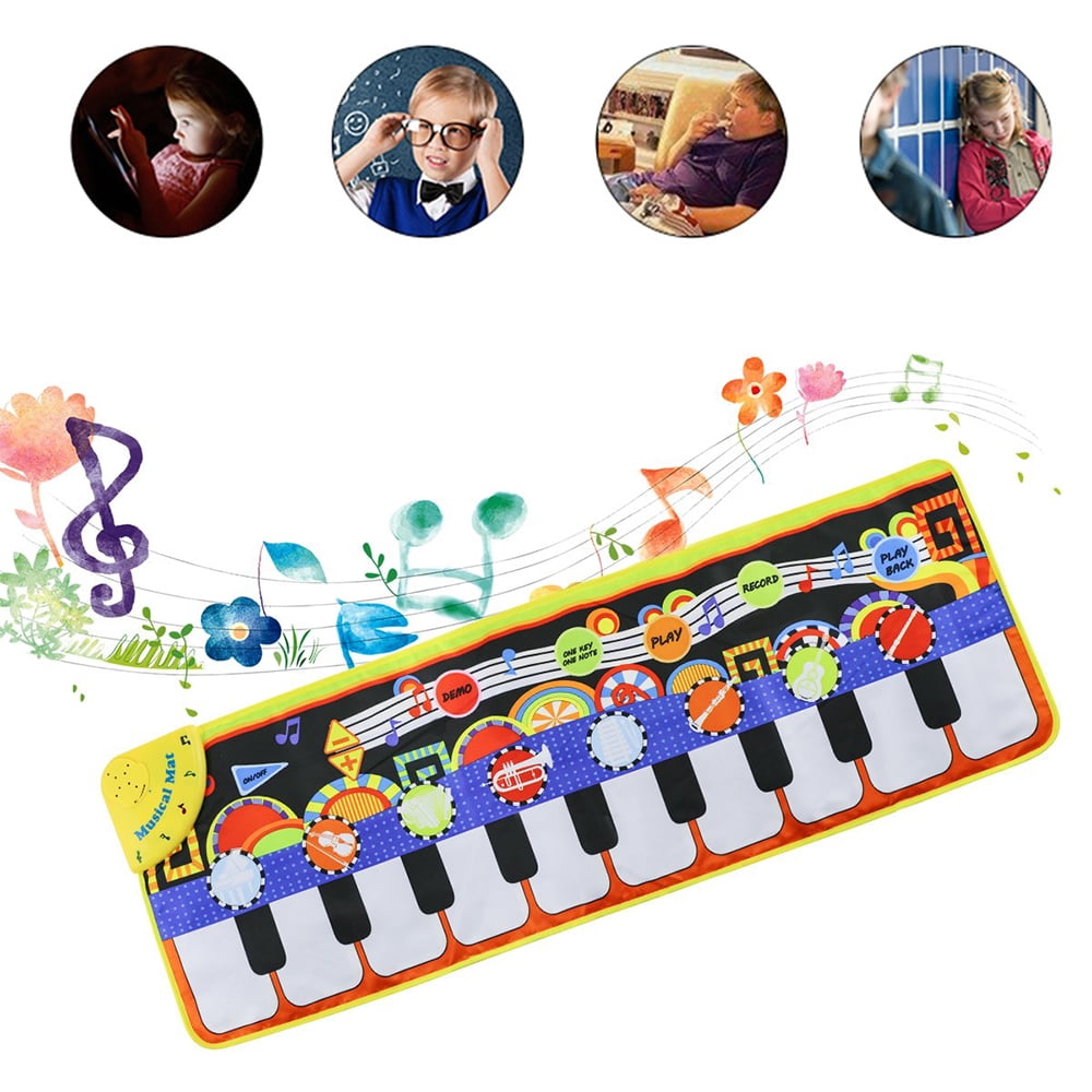 Reactionnx Gigantic Keyboard Play Mat Piano Play Mat Kids Electronic