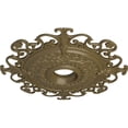 thumbnail image 3 of 38 3/8"OD x 6 5/8"ID x 2 7/8"P Orleans Ceiling Medallion (Fits Canopies up to 8 1/4"), Hand-Painted Mississippi Mud, 3 of 6