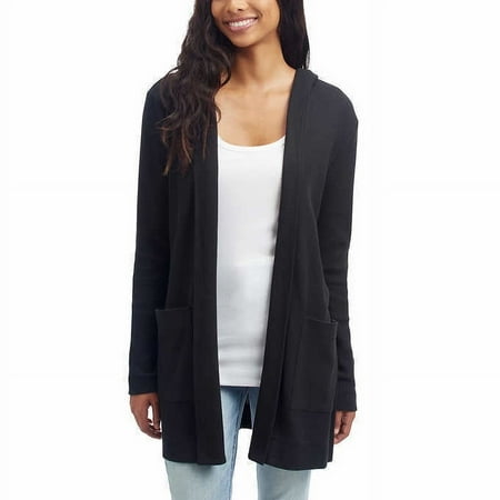 Splendid Ladies 2-piece Cardigan Tank Set (Black/White, XL)
