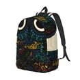 thumbnail image 2 of Daiia Owl with Mandala Vintage Canvas Backpack for Men and Women ,Hiking Backpack,Travel Laptop Bag for School,Large Capacity Backpack, 2 of 8