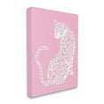 thumbnail image 3 of Stupell Industries Pink Modern Leopard Cheetah Portrait Piercing Gaze Graphic Art Gallery Wrapped Canvas Print Wall Art, Design by Birch&Ink, 3 of 5
