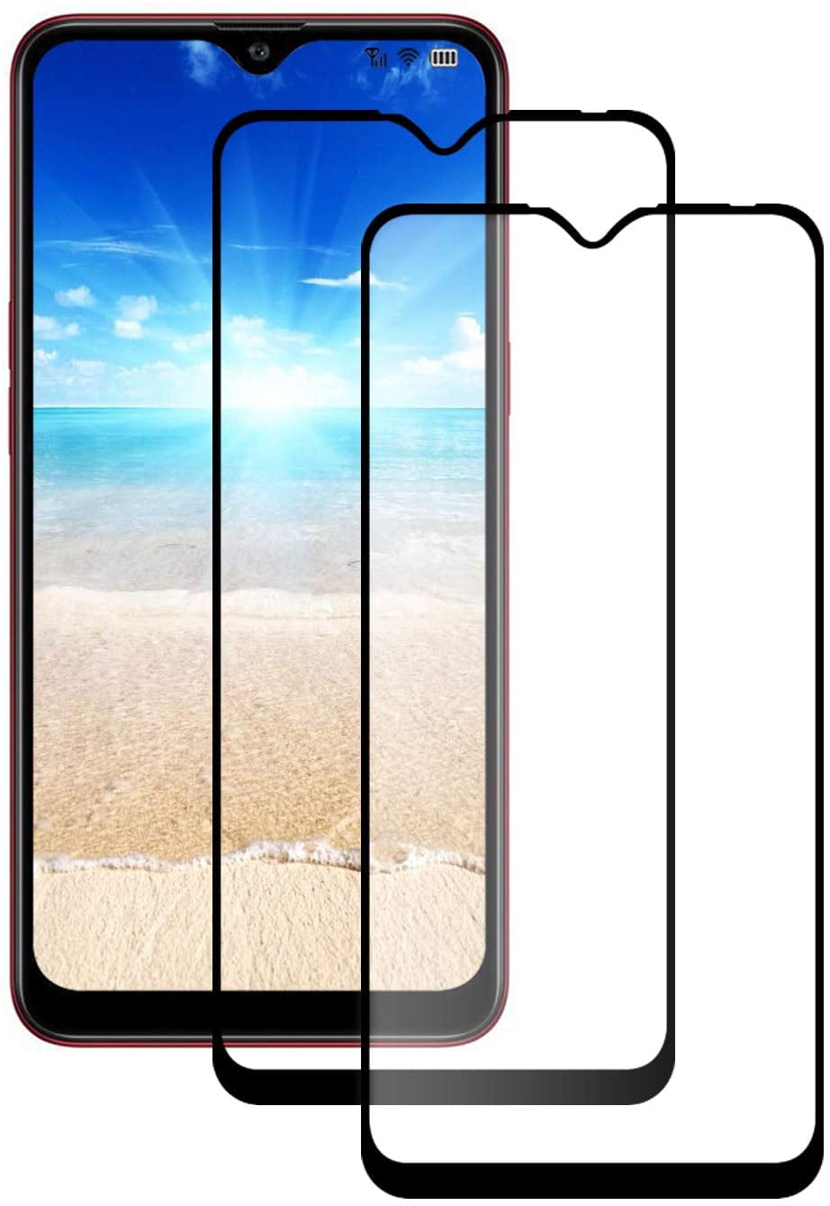 3 pieces screen protector for Samsung Galaxy A10S tempered glass, tempered glass Samsung Galaxy A10S, tempered screen protector for Samsung Galaxy A10S