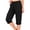 QJ131_Black, variant on Women's Capri Pants Travel Hiking Straight Leg Joggers Casual Summer Drawstring Cropped Pants with Pockets Gray L